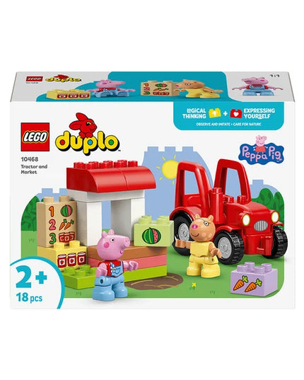 LEGO® DUPLO® Peppa Pig Tractor and Market Building Toy 10468