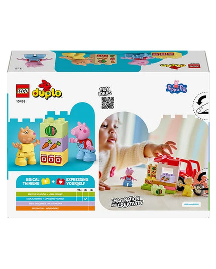 LEGO® DUPLO® Peppa Pig Tractor and Market Building Toy 10468