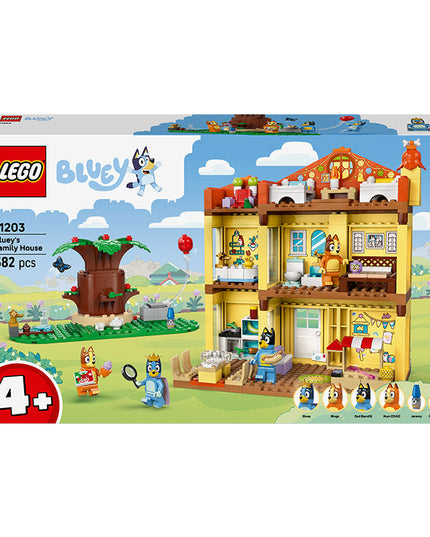 LEGO® Bluey: Bluey’s Family House Playset, Home-Building Kit 11203