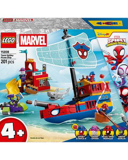 LEGO® Marvel Spidey And His Amazing Friends Team Spidey Pirate Ship 11208