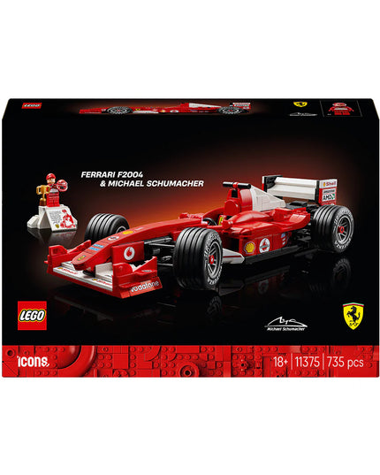 LEGO® ICONS™ Ferrari F2004 & Michael Schumacher 11375