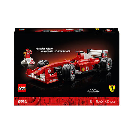 LEGO® ICONS™ Ferrari F2004 & Michael Schumacher 11375