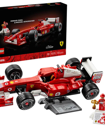 LEGO® ICONS™ Ferrari F2004 & Michael Schumacher 11375