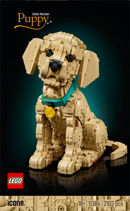 LEGO® ICONS Golden Retriever Puppy 11384