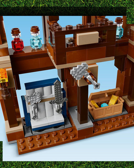 LEGO® Minecraft® Woodland Mansion Fighting Ring Gamer Toy with Mob Figures 21272