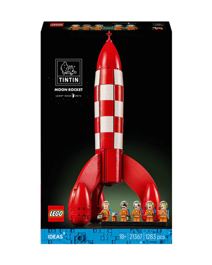 LEGO® Ideas Tintin® Moon Rocket Building Kit for Adults 21367