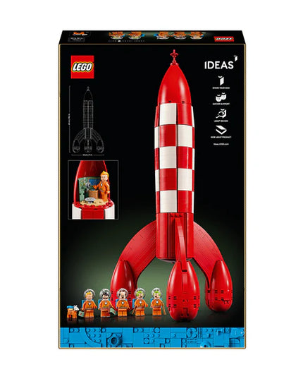 LEGO® Ideas Tintin® Moon Rocket Building Kit for Adults 21367