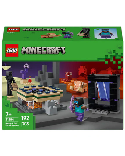 LEGO® Minecraft® Nether & End Portal Journey Gamer Toy 21584