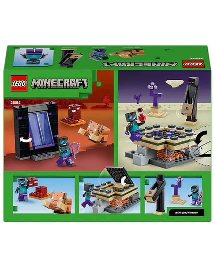 LEGO® Minecraft® Nether & End Portal Journey Gamer Toy 21584