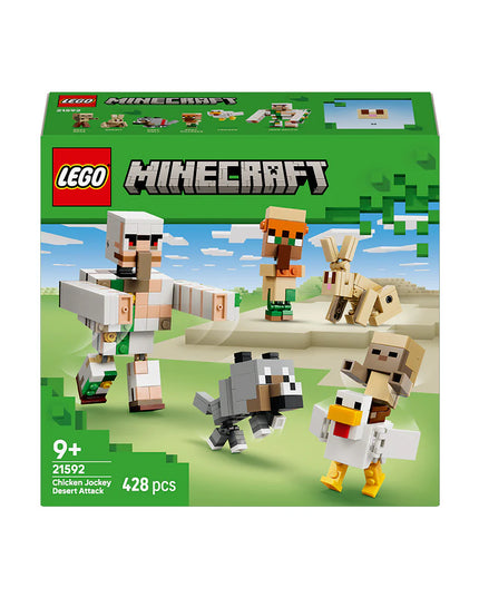 LEGO® Minecraft® Chicken Jockey Desert Attack Toy 21592
