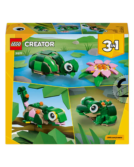 LEGO® Creator 3-in-1 Turtle with a Water Lily Flower 31377