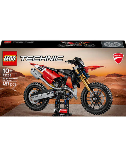 LEGO® Technic™ Ducati Desmo450 MX Factory Motorcycle 42238