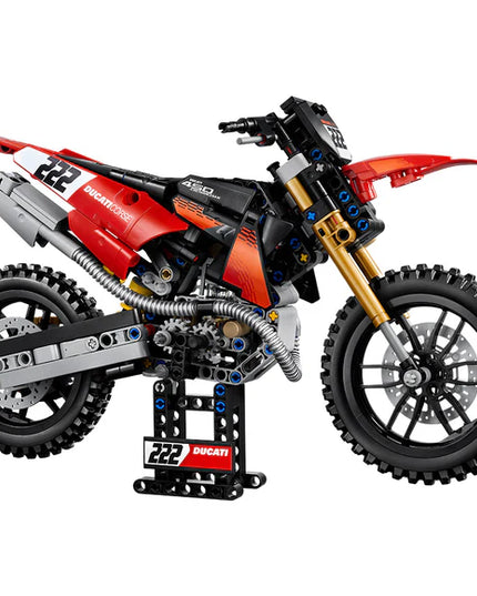 LEGO® Technic™ Ducati Desmo450 MX Factory Motorcycle 42238