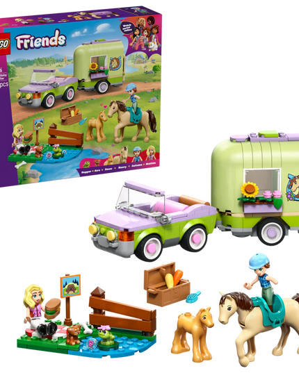 LEGO® Friends Horse & Baby Foal Trailer 42695
