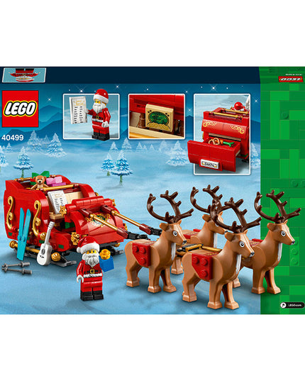 LEGO® Iconic Santa’s Sleigh Christmas Building Toy 40499