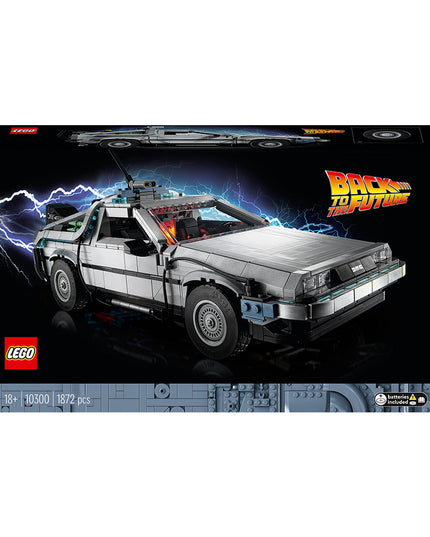 LEGO® ICONS Back to the Future Time Machine Building Kit for Adults 10300