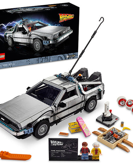 LEGO® ICONS Back to the Future Time Machine Building Kit for Adults 10300