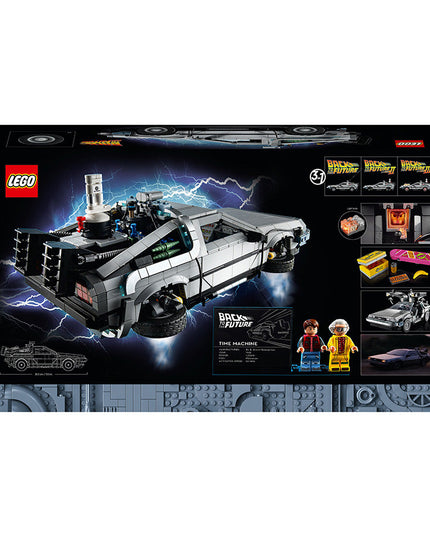 LEGO® ICONS Back to the Future Time Machine Building Kit for Adults 10300