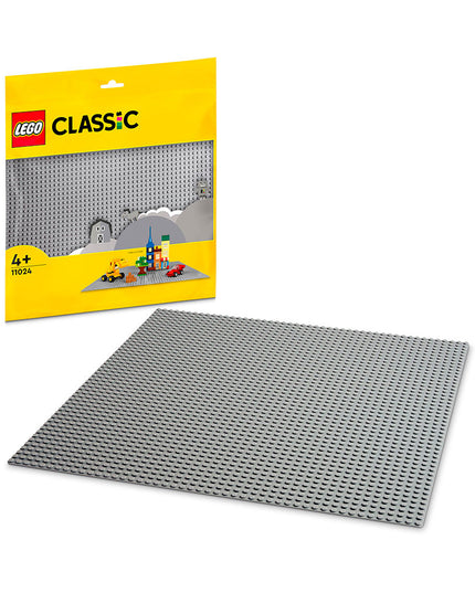 LEGO® Classic Grey Baseplate Building Kit for Kids 11024