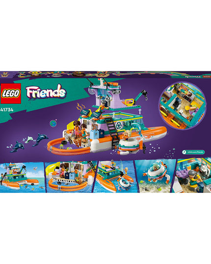 LEGO® Friends Sea Rescue Boat Building Toy Set 41734