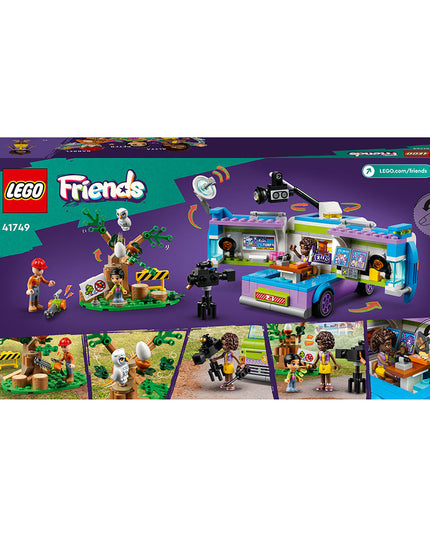 LEGO® Friends Newsroom Van Building Toy Set 41749