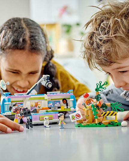 LEGO® Friends Newsroom Van Building Toy Set 41749