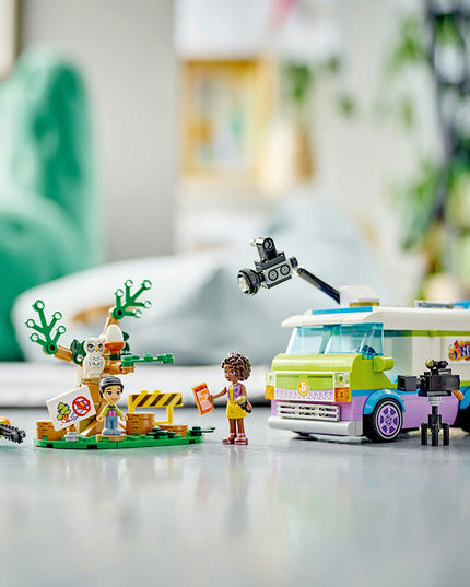 LEGO® Friends Newsroom Van Building Toy Set 41749