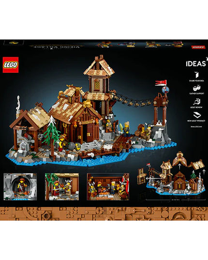 LEGO® Ideas Viking Village Building Set for Adults 21343