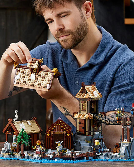 LEGO® Ideas Viking Village Building Set for Adults 21343