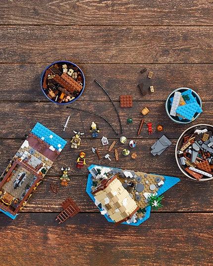 LEGO® Ideas Viking Village Building Set for Adults 21343