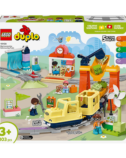 LEGO® DUPLO® Big Interactive Community Toy Train Set 10428