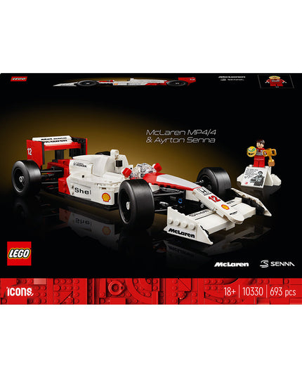 LEGO® ICONS McLaren MP4/4 & Ayrton Senna Set for Adults 10330