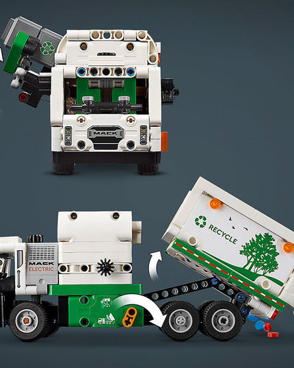 LEGO® Technic™ Mack LR Electric Garbage Truck Vehicle Toy 42167