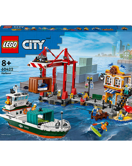 LEGO® City Seaside Harbour with Cargo Ship Building Toy 60422