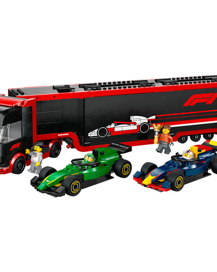LEGO® City F1 Truck with RB20 & AMR24 F1 Cars Playset 60445