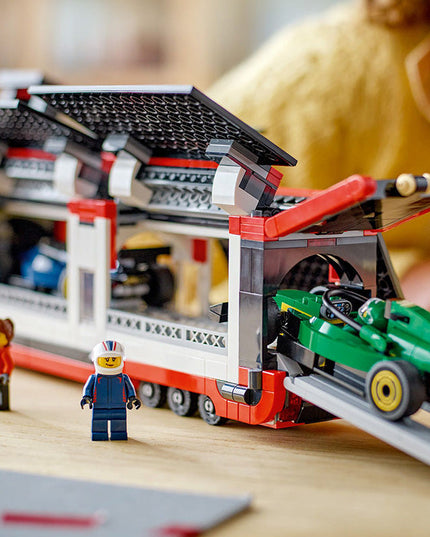 LEGO® City F1 Truck with RB20 & AMR24 F1 Cars Playset 60445