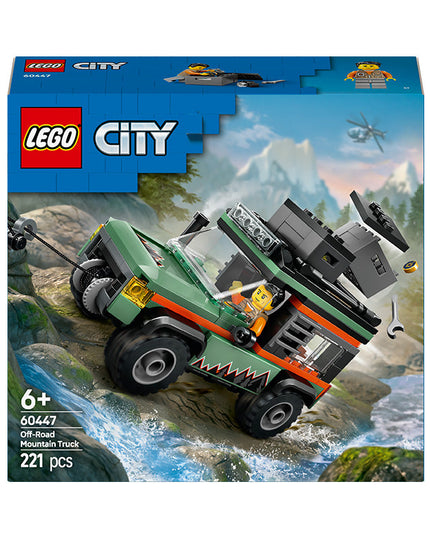 LEGO® City Off-Road 4x4 Mountain Truck, Toy Vehicle Set 60447