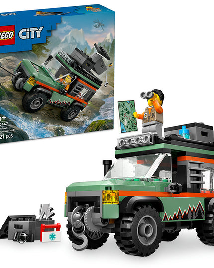 LEGO® City Off-Road 4x4 Mountain Truck, Toy Vehicle Set 60447