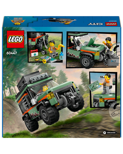 LEGO® City Off-Road 4x4 Mountain Truck, Toy Vehicle Set 60447