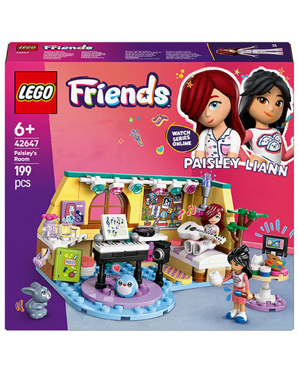 LEGO® Friends Paisley’s Room Pretend Play Bedroom Playset 42647
