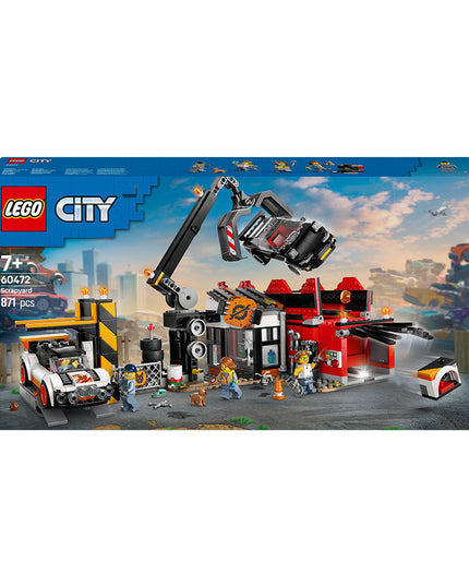 LEGO® City Scrapyard with Cars, Building Toy Set 60472