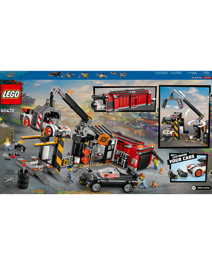 LEGO® City Scrapyard with Cars, Building Toy Set 60472