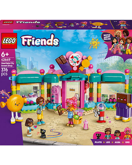 LEGO® Friends Heartlake City Sweet Shop Pretend-Play Set, Role-Play Toy 42649