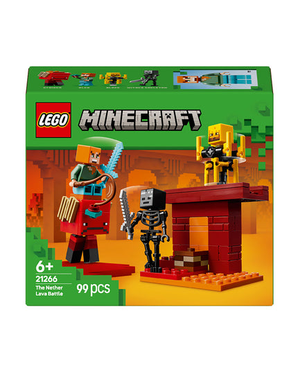 LEGO® Minecraft® The Nether Lava Battle Building Toy 21266