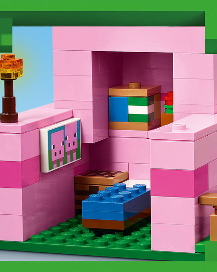 LEGO® Minecraft® The Baby Pig House with Animal Toys 21268