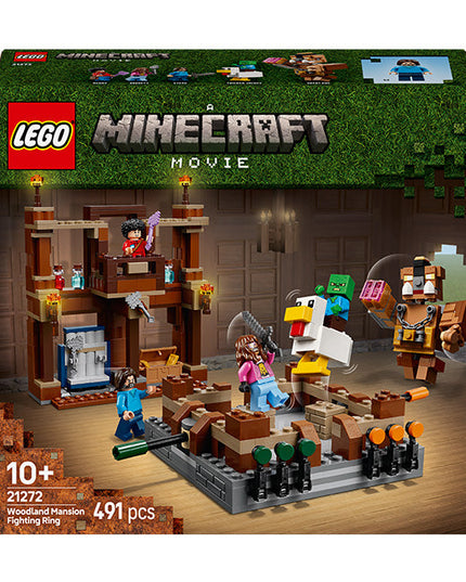 LEGO® Minecraft® Woodland Mansion Fighting Ring Gamer Toy with Mob Figures 21272