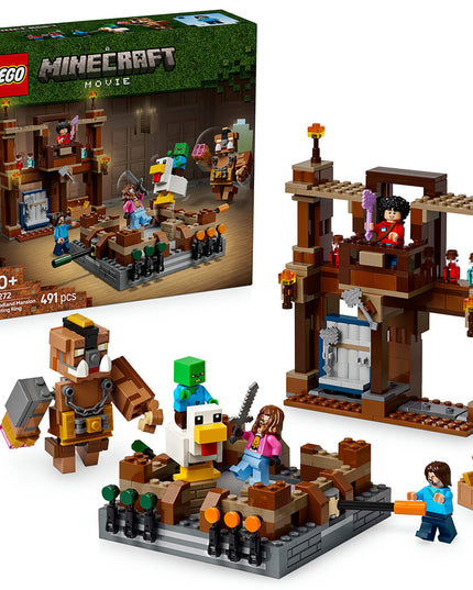LEGO® Minecraft® Woodland Mansion Fighting Ring Gamer Toy with Mob Figures 21272