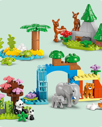 LEGO® DUPLO® 3in1 Wild Animal Families Learning Toy Set 10446