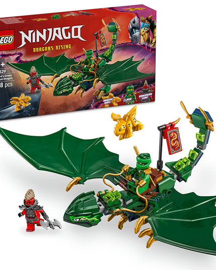 LEGO® NINJAGO® Lloyd’s Green Forest Dragon Toy for Kids 71829