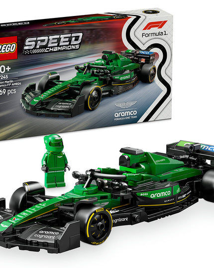 LEGO® Speed Champions Aston Martin Aramco F1® AMR24 Race Car Vehicle Set 77245